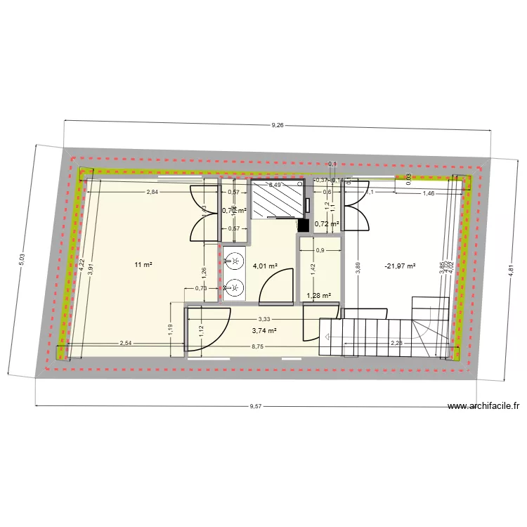 11bis/06/2026. Plan de 7 et 62 m² 11bis/06/2026. Plan de 7 et 62 m²