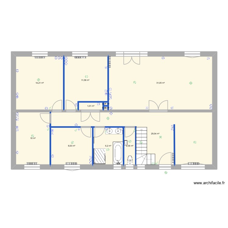 SCI-LMDP-Etage. Plan de 0 pièce et 0 m2