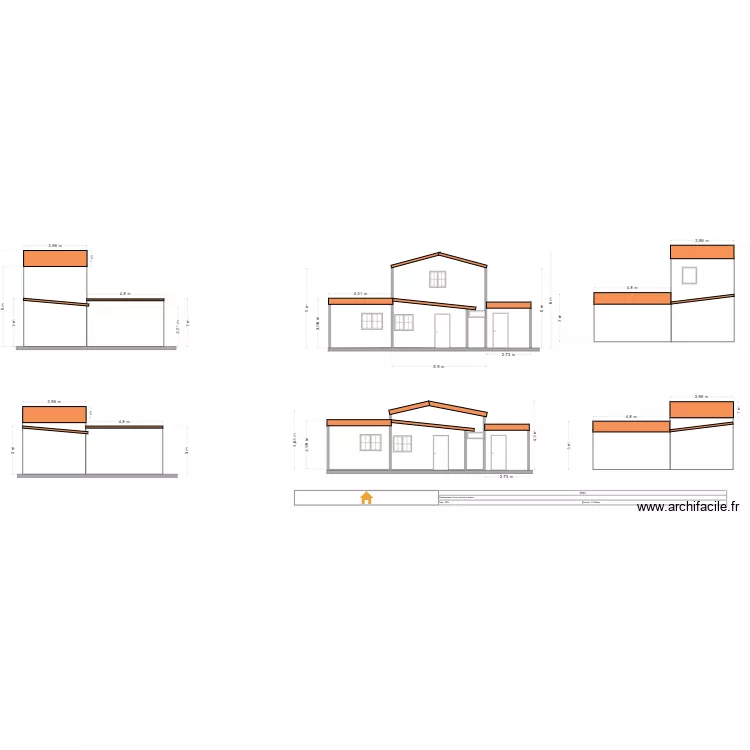 Plan maison vallon 9. Plan de 