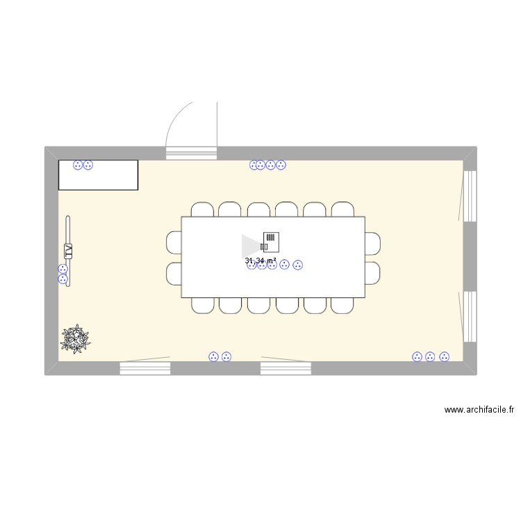 salle réunion. Plan de 0 pièce et 0 m2