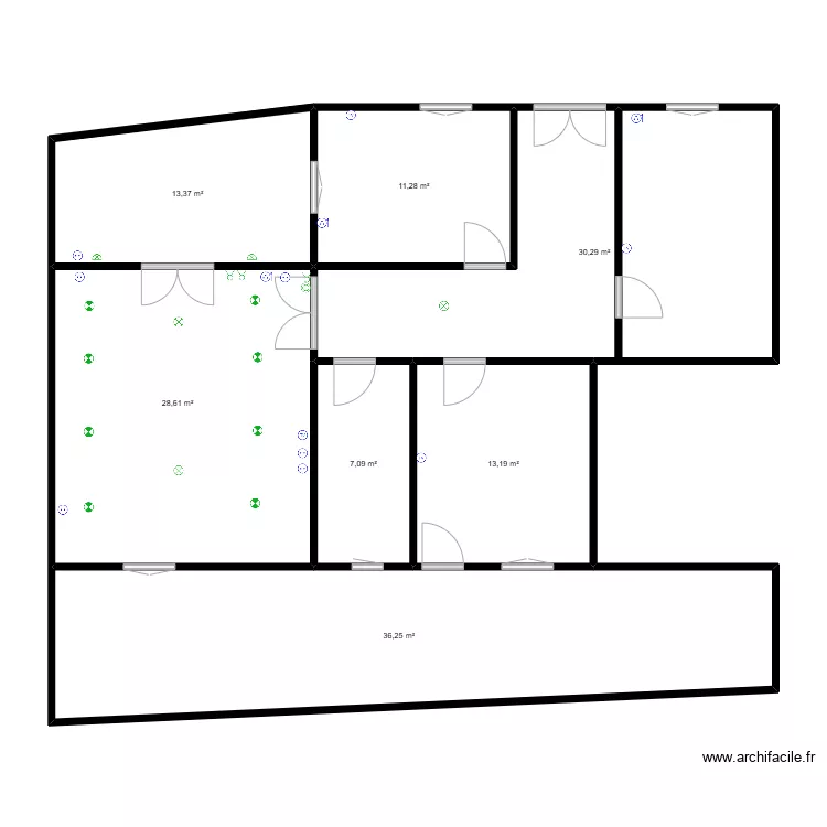 pla composate. Plan de 