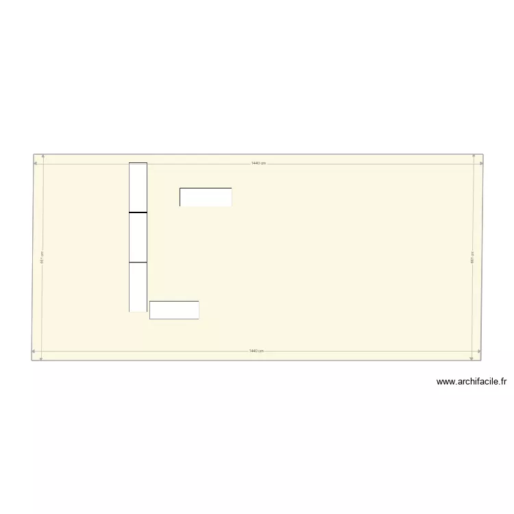 SALLE F45. Plan de 1 Pièce et 95 m² SALLE F45. Plan de 1 Pièce et 95 m²