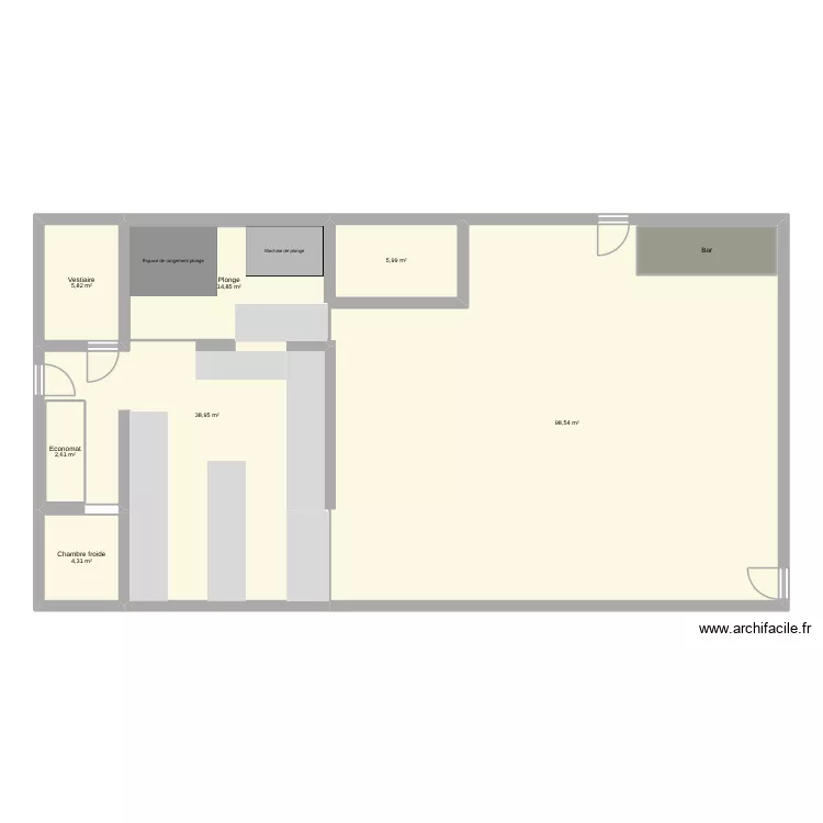 Mentenc. Plan de 8  et 198 m²