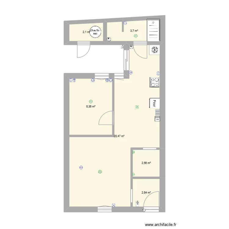 taregua elec. Plan de 6 et 48 m² taregua elec. Plan de 6 et 48 m²