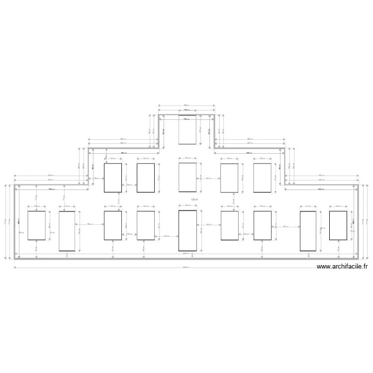 FACADE MAISON ARCHI 4. Plan de 1 et 159 m² FACADE MAISON ARCHI 4. Plan de 1 et 159 m²