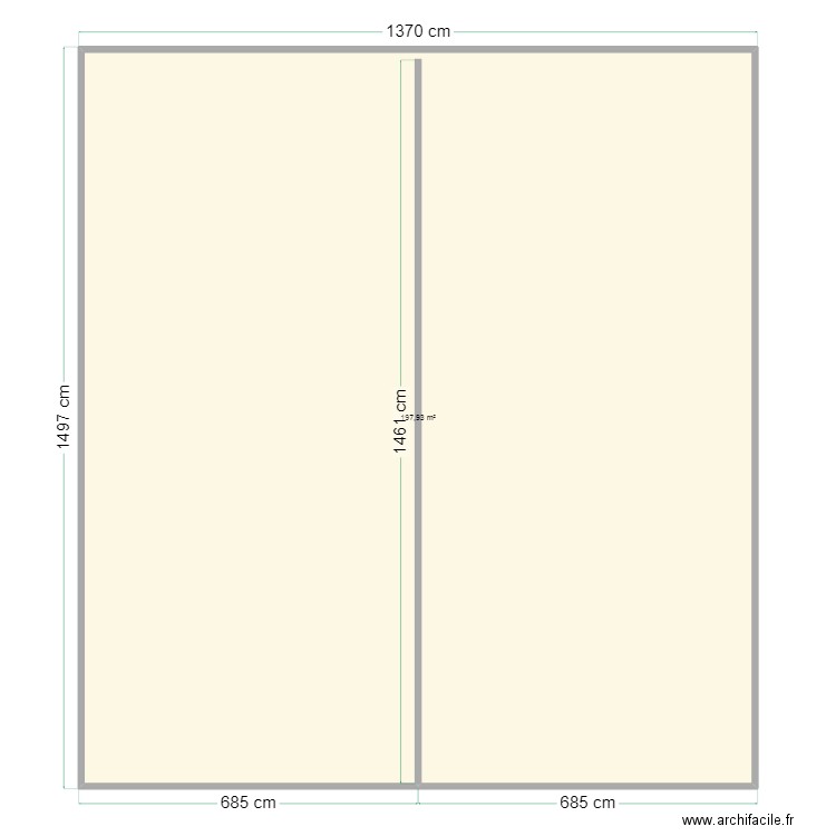 parcelle kadede. Plan de 1 pièce et 198 m2