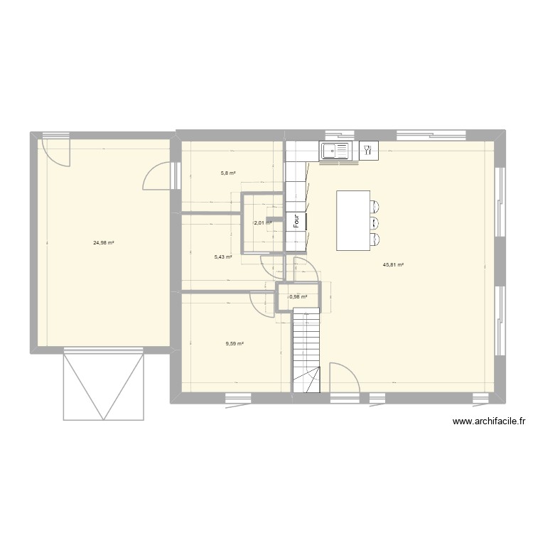 maison. Plan de 0 pièce et 0 m2