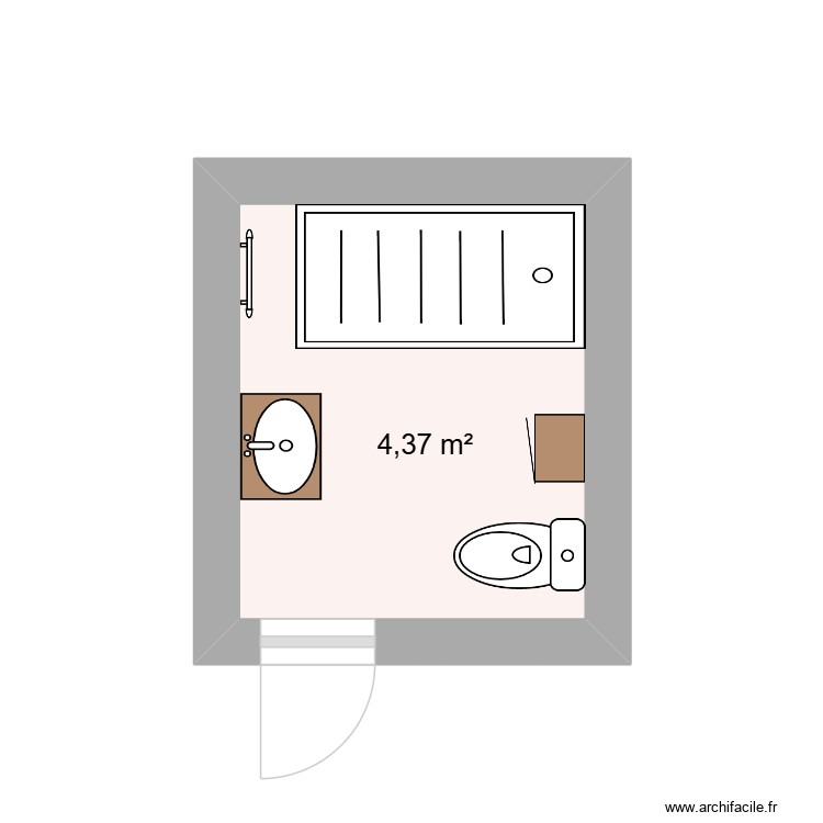 SDB. Plan de 0 pièce et 0 m2