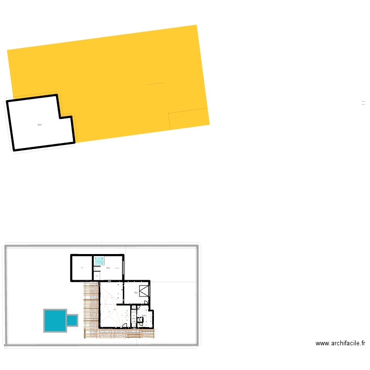 MAISON RDC. Plan de 8 pièces et 1108 m2