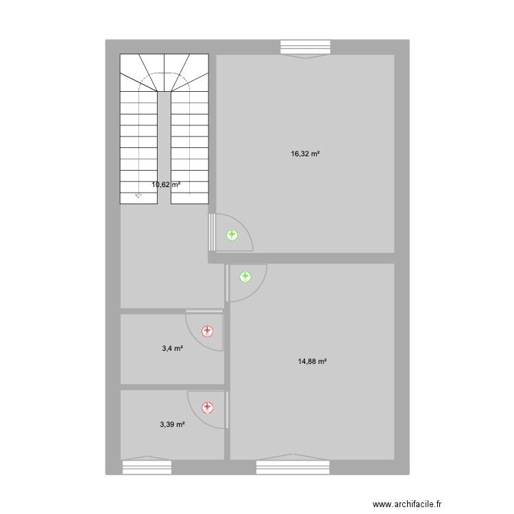 CSE 1ER - VMC. Plan de 5 pièces et 49 m2