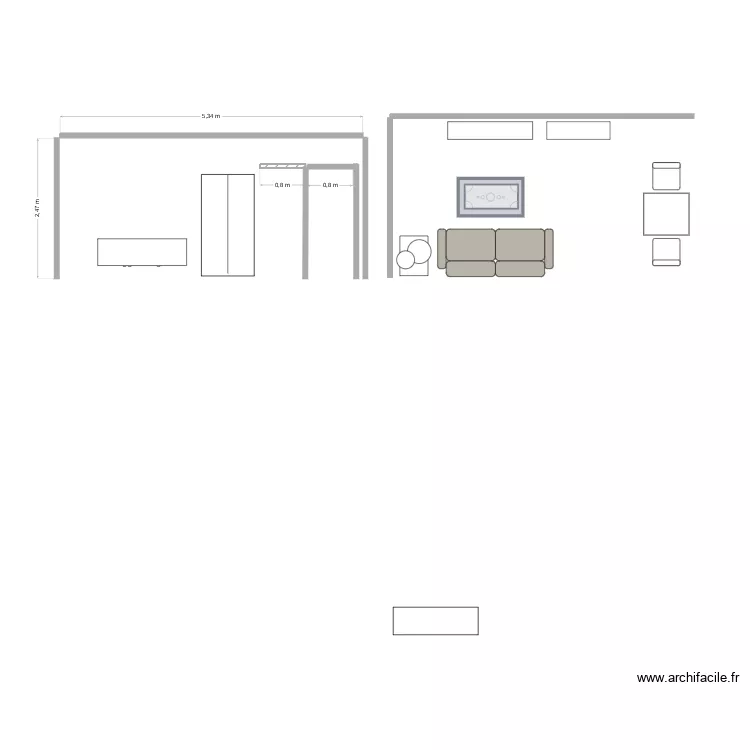 mur salon. Plan de mur salon. Plan de