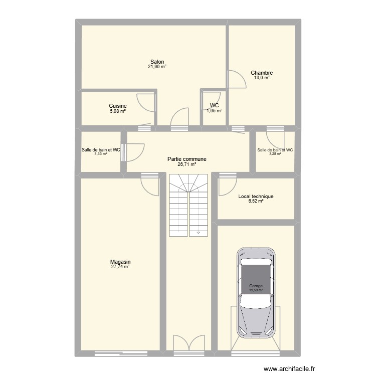 Keur rdc. Plan de 0 pièce et 0 m2