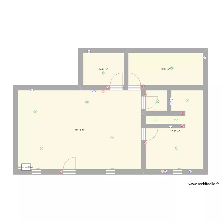 maison. Plan de 