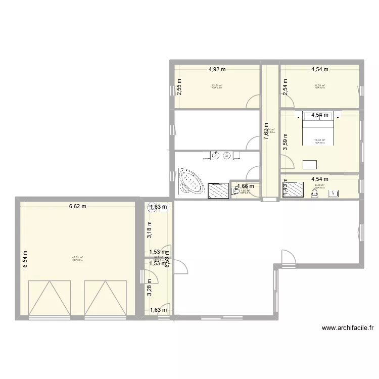 PROJET MAISON. Plan de 8 et 110 m² PROJET MAISON. Plan de 8 et 110 m²