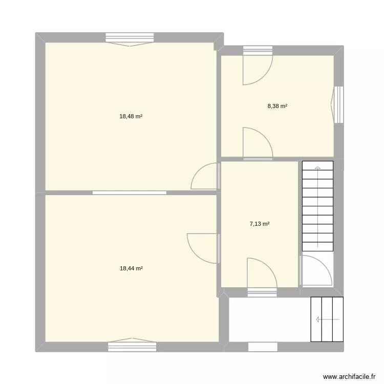 RDC LE PORTEL. Plan de 4 et 52 m² RDC LE PORTEL. Plan de 4 et 52 m²