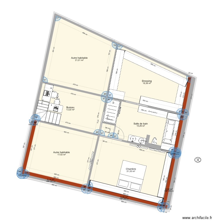 Maison Christopher51 E11 Combles v2. Plan de 0 pièce et 0 m2
