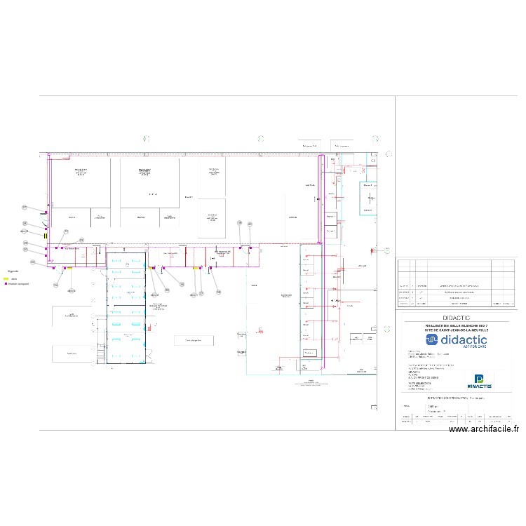 Didactic plan salle blanche 1. Plan de 0 pièce et 0 m2