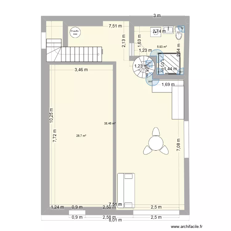 LOT 4 APP VERTICAUX ETAGE. Plan de 