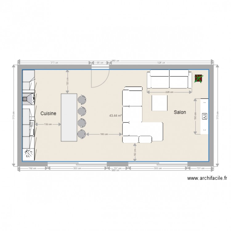 Exemple cotation plan. Plan de 0 pièce et 0 m2