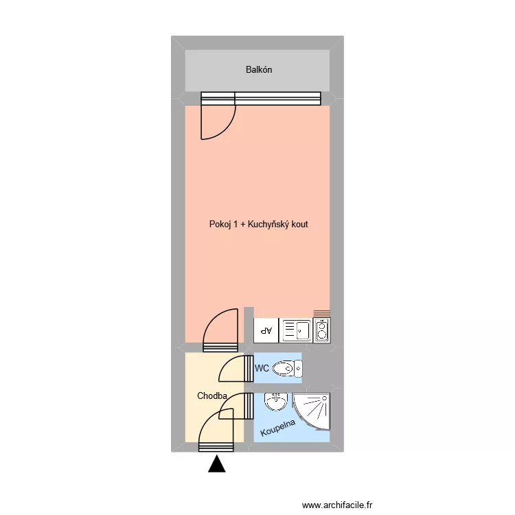 nám. VV 1673, byt 37. Plan de 10 et 150 m² nám. VV 1673, byt 37. Plan de 10 et 150 m²