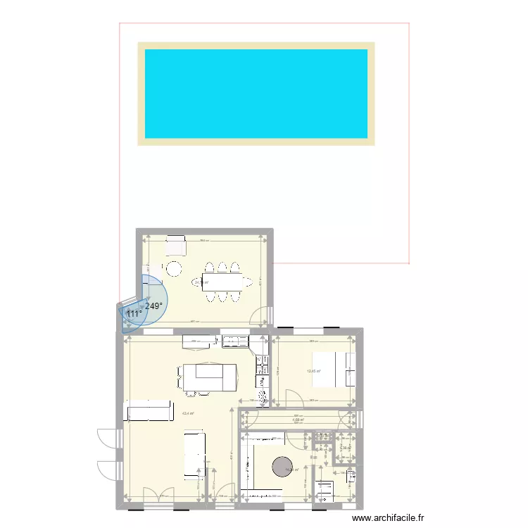 maison cuisine V3 Veranda. Plan de maison cuisine V3 Veranda. Plan de