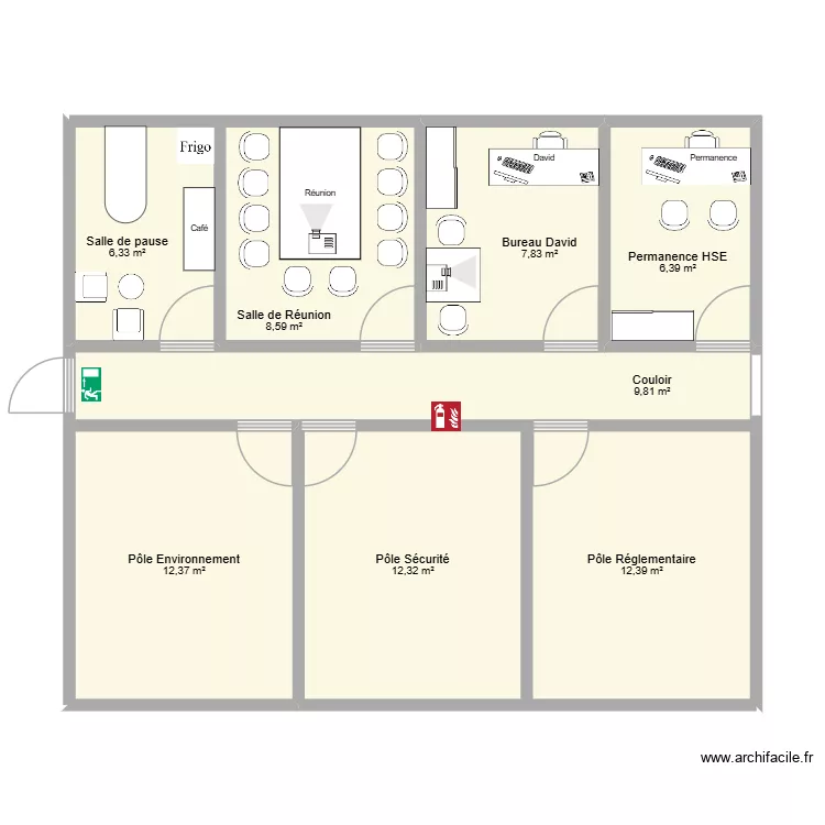 Plan du haut HSE. Plan de 8 et 76 m² Plan du haut HSE. Plan de 8 et 76 m²