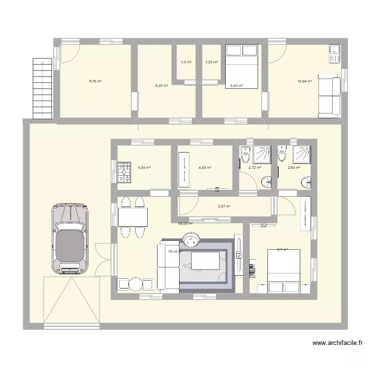 ma maison. Plan de 