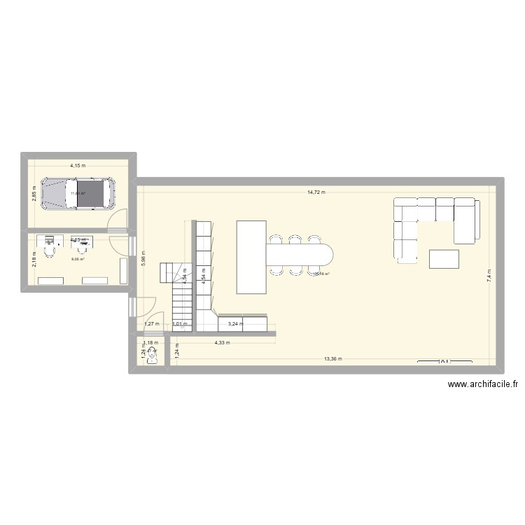 project1. Plan de 0 pièce et 0 m2