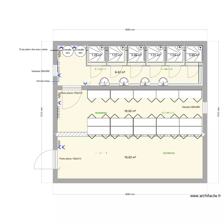 Ronveaux Sa Crisn&eacute;e. Plan de 
