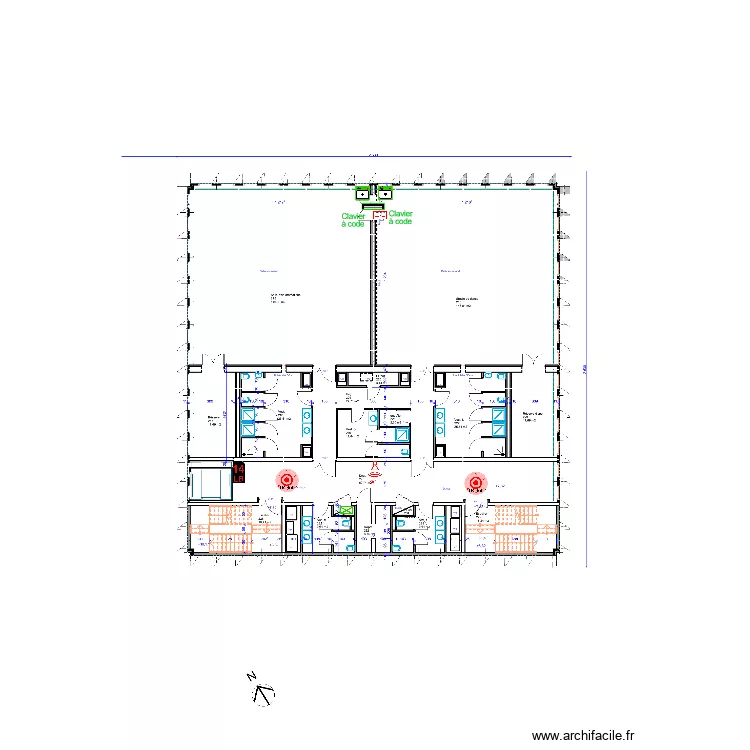 Cit&eacute; des Arts R+2 Est. Plan de 
