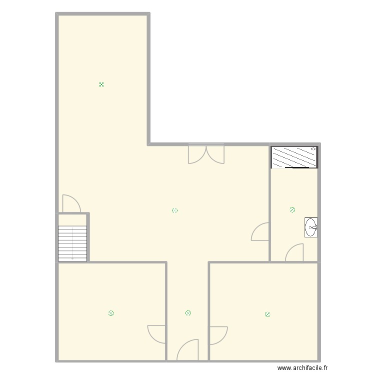 royal. Plan de 5 pièces et 353 m2