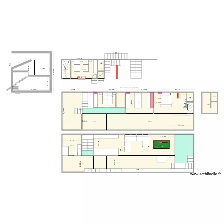 LOFT JOFFRE V18. Plan de 15 pièces et 274 m²
