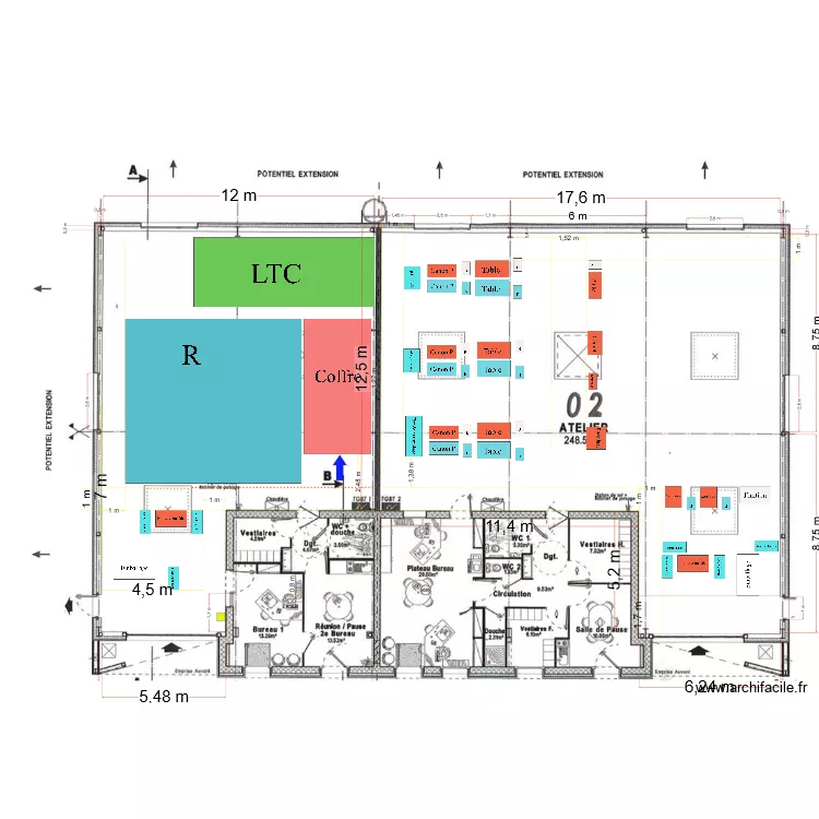 Batiment Relais Travail 2024-2025. Plan de Batiment Relais Travail 2024-2025. Plan de