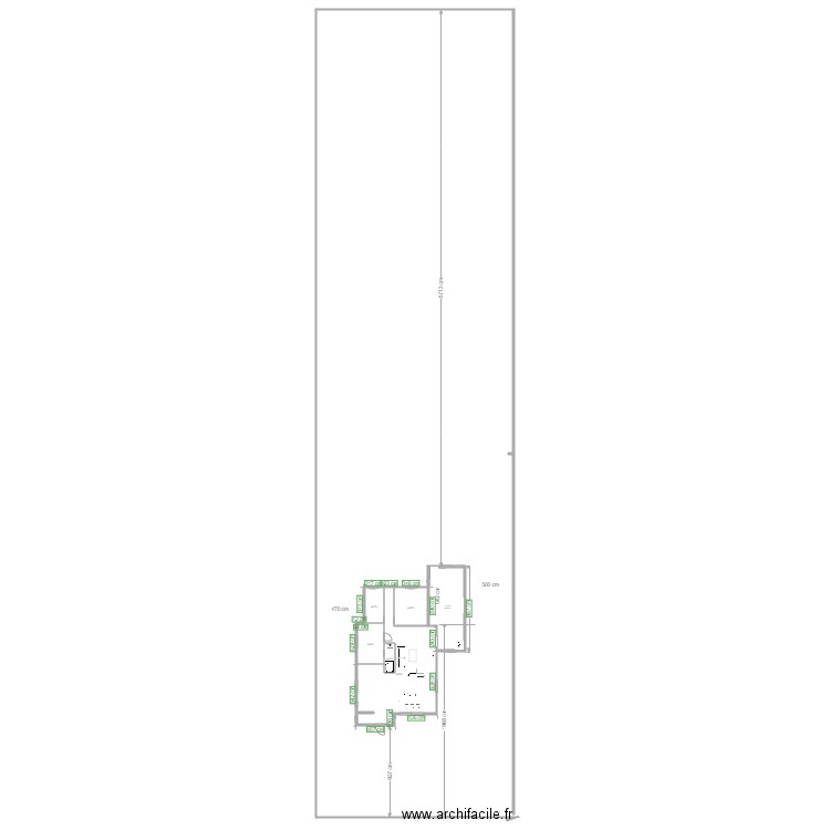 maison avec agrandissement 2. Plan de 0 pièce et 0 m2