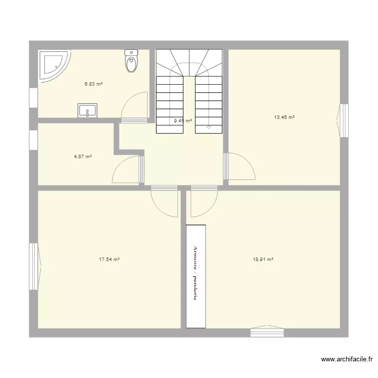 Hortensias Etage. Plan de Hortensias Etage. Plan de