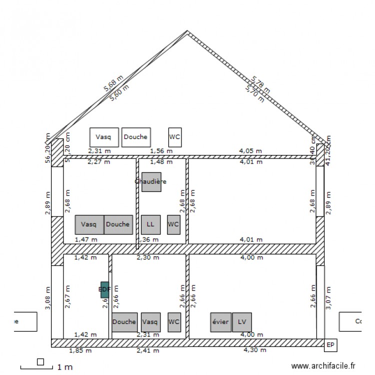 Coupe_projet_20140906. Plan de 0 pièce et 0 m2