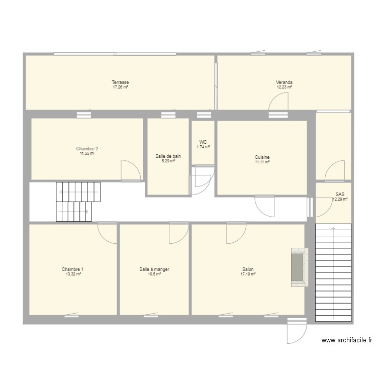 Maison des Anglais . Plan de 0 pièce et 0 m2