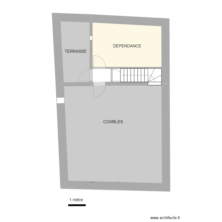 LLUCIA 12 R+3. Plan de 5 pièces et 52 m2