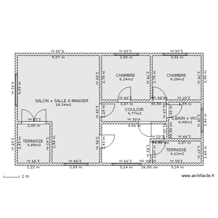 APPARTEMENT SAKONGO22. Plan de 