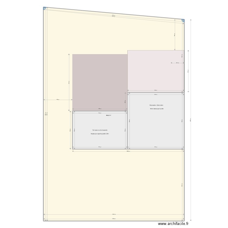 PLAN MASSE. Plan de 0 pièce et 0 m2