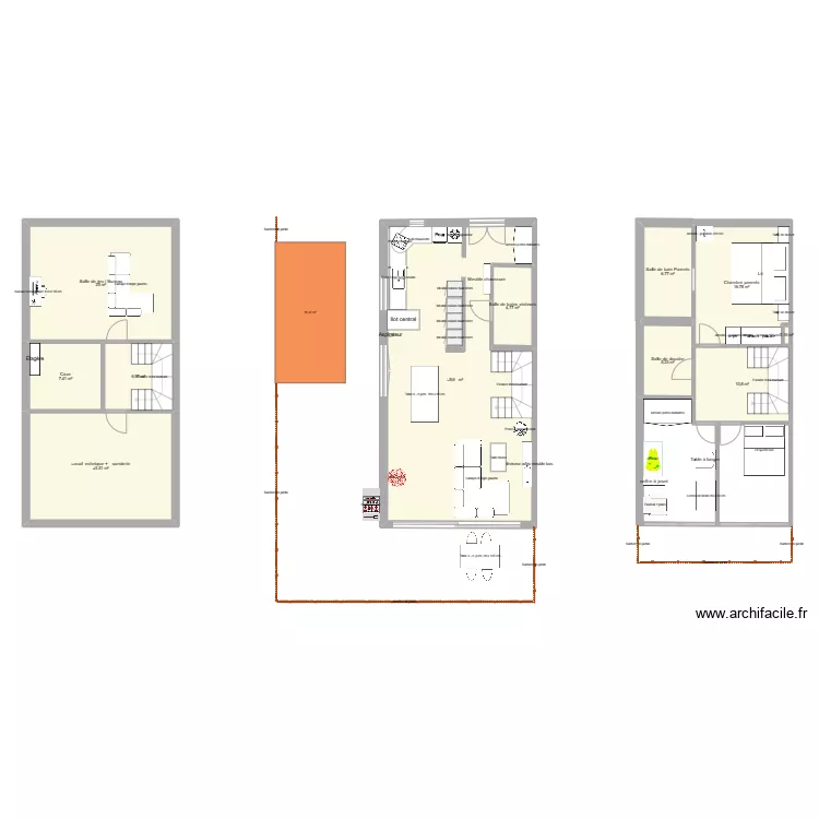 maison Semsales. Plan de maison Semsales. Plan de