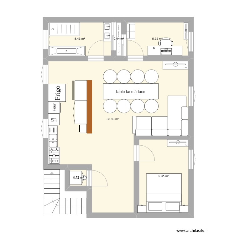 maison migennes. Plan de 0 pièce et 0 m2