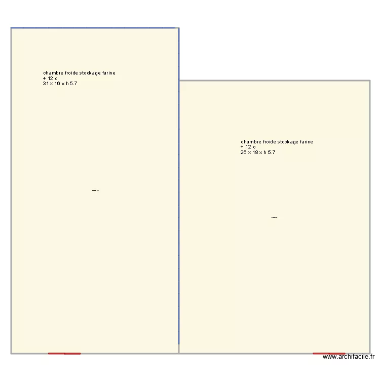 chambre froide SNT. Plan de chambre froide SNT. Plan de