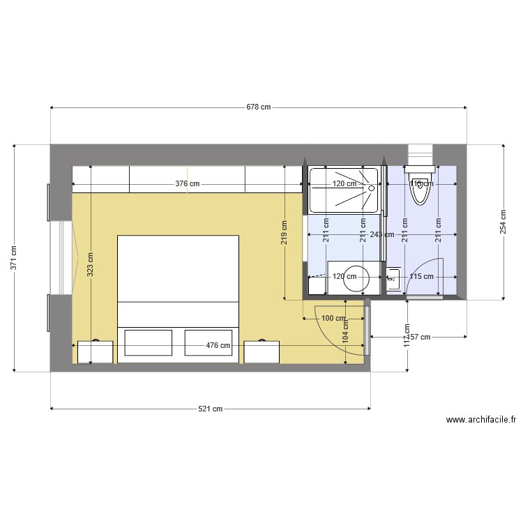 VARIANTE 8  FAMILLE TROILLET . Plan de 0 pièce et 0 m2