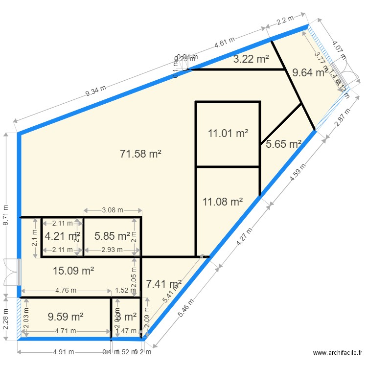 PLAN MICRO CRECHE BERNES 5. Plan de 12 pièces et 157 m2