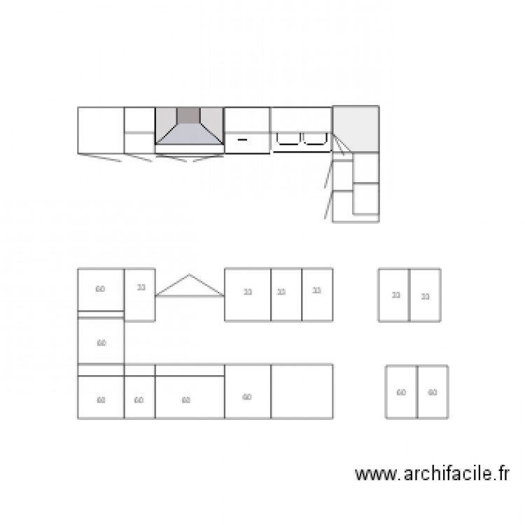 cuisine antony. Plan de 0 pièce et 0 m2