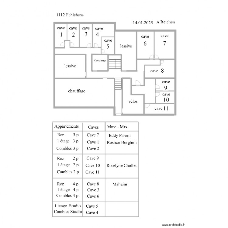 Rte du Village 48B . Plan de 0 pièce et 0 m2