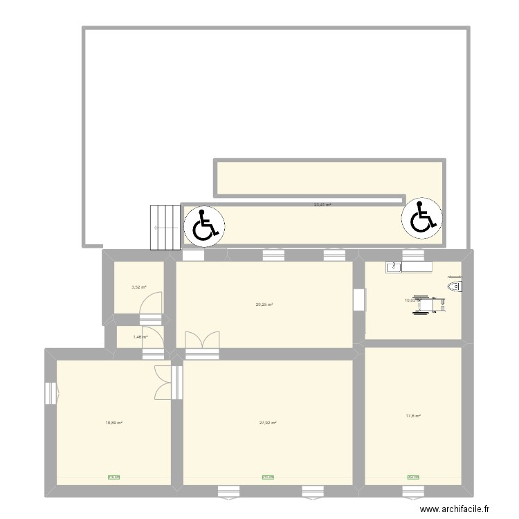 PARTIEL (partager). Plan de 0 pièce et 0 m2