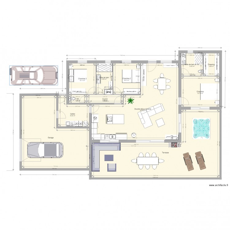 Projet 2. Plan de 0 pièce et 0 m2