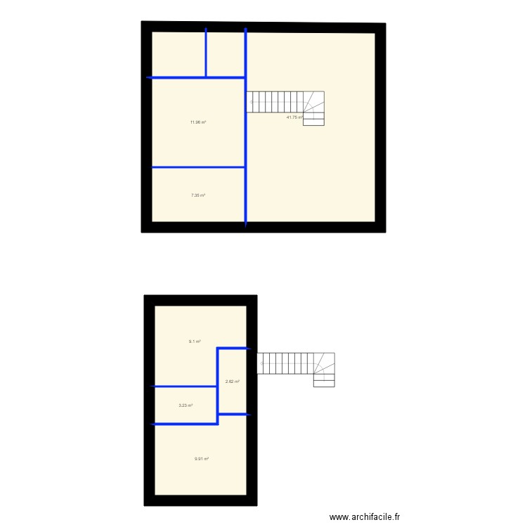 etage 90. Plan de 0 pièce et 0 m2